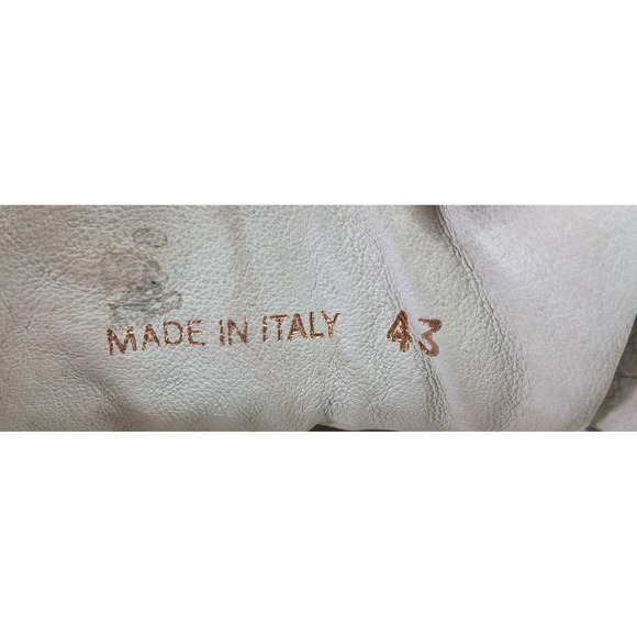 M. GEMI Leather Shoes Mens Size US 10 EU 43 Black Slip On Sneakers Made In Italy - Picture 10 of 13